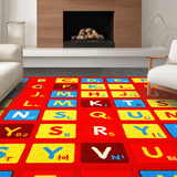 Brightly Colored Seasonal Learning Scene(Red)