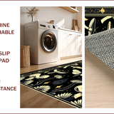 Witchy Earthy Mushroom Motif(Black)