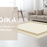Geometric Beige Textured Elegance(Beige)