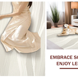 Trendy Abstract Cream Colorplay(Beige)