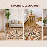 Elegant Ogee Patterned Design(Beige)