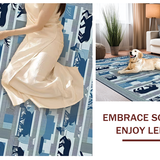 Elegant Nature Themed Textile(Blue)