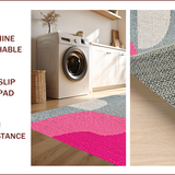 Ultra Soft Area Rug, Non Slip, Stain Resistant, Washable Area Rugs for Living Room, Bedroom, Modern Thin Area Rug for Dining Room Minimalist Style(Gray)