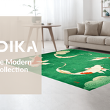 Cozy Contemporary Koi Style(Green)