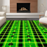 Elegant Green and Black Geometric(Green)