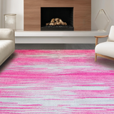 Ultra Soft Area Rug, Non Slip, Stain Resistant, Washable Area Rugs for Living Room, Bedroom, Unique Animal Print Elegance(Pink)