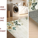Ultra Soft Area Rug, Non Slip, Stain Resistant, Washable Area Rugs for Living Room, Bedroom, Serene Natural Color Palette(Beige)