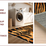 Ultra Soft Area Rug, Non Slip, Stain Resistant, Washable Area Rugs for Living Room, Bedroom, Exotic Animal Skin Texture(Brown)