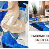 Artistic Contemporary Wildlife Theme(Blue)