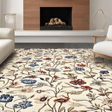 Maximalist Earthy Floral Composition(Beige)