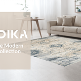 Elegant Distressed Striped Design(Beige)