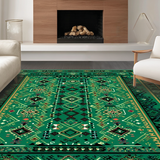 Rustic Dark Green Tiled Texture(Green)