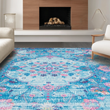 Lively Retro Botanical Composition(Blue)