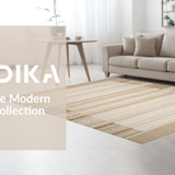 Ultra Soft Area Rug, Non Slip, Stain Resistant, Washable Area Rugs for Living Room, Bedroom, Rustic Natural Earthy Textures(Beige)