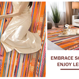 Ultra Soft Area Rug, Non Slip, Stain Resistant, Washable Area Rugs for Living Room, Bedroom, Stylish Trellis Print in Vibrance(Orange)