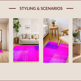Whimsical Pastel Rainbow Motif(Pink)