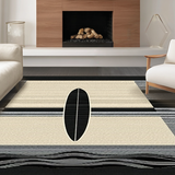 Elegant Earth Tone Surfboard Design(Beige)