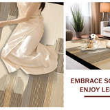 Ultra Soft Area Rug, Non Slip, Stain Resistant, Washable Area Rugs for Living Room, Bedroom, Bold Graphic Animal Artistry(Beige)