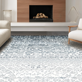Luxurious Silver and Black Design(Blue)