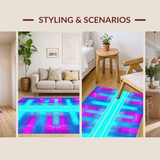 Colorful Child Friendly Activity Mats(Blue)