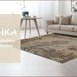 Ultra Soft Area Rug, Non Slip, Stain Resistant, Washable Area Rugs for Living Room, Bedroom, Vibrant Cowhide Graphic Statement Piece(Beige)