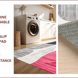 Ultra Soft Area Rug, Non Slip, Stain Resistant, Washable Area Rugs for Living Room, Bedroom, Modern Minimalist Soft Gradient Art(Gray)