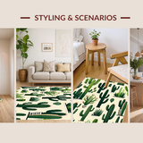 Playful Cactus Green Aesthetic(Beige)