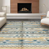 Chic Textured Symmetrical(Blue)