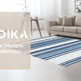 Fresh Modern Linear Wave Design(Blue)