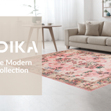 Charming Pastel Botanical Motif(Pink)