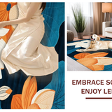 Lively Exotic Floral Aesthetic(Blue)