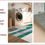 Ultra Soft Area Rug, Non Slip, Stain Resistant, Washable Area Rugs for Living Room, Bedroom, Elegant Gray Textured Composition(Gray)