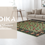 Art Nouveau Inspired Floral Elegance(Green)