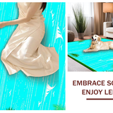 Ultra Soft Area Rug, Non Slip, Stain Resistant, Washable Area Rugs for Living Room, Bedroom, Coastal Turquoise Surfboard Aesthetic(Blue)