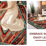 Chic Cream Geometric Play(Red)