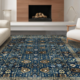 Chic Geometric Medallion Aesthetic(Blue)