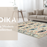 Vibrant Modern Abstract(Beige)