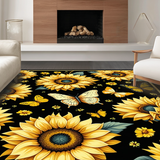 Earthy Tones with Butterfly Accents(Yellow)