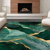 Dynamic Earth Tone Geometric Art(Green)