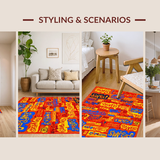 Chic Modern Textual Ornamentation(Red)