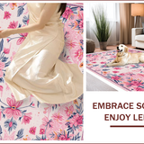 Ultra Soft Area Rug, Non Slip, Stain Resistant, Washable Area Rugs for Living Room, Bedroom, Boho Floral Non-Slip Kids Room(Pink)