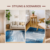 Sophisticated Tiled Abstract Aesthetic(Blue)