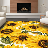Rustic Whimsical Sunflower Motif(Yellow)