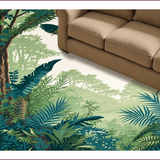 Ultra Soft Area Rug, Non Slip, Stain Resistant, Washable Area Rugs for Living Room, Bedroom, Lush Greenery Inspired Theme(Green)