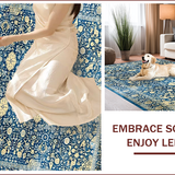 Chic Light Blue Intricate Design(Blue)