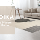 Ultra Soft Area Rug, Non Slip, Stain Resistant, Washable Area Rugs for Living Room, Bedroom, Inviting Cozy Tiled Composition(Gray)