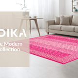 Lively Earthy Crocodile Motif(Pink)