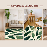 Chic Modern Leafy Composition(Beige)