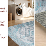 Artful Low Pile Gray Vintage Charm(Gray)