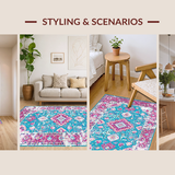 Modern Floral Distressed Aesthetic(Pink)